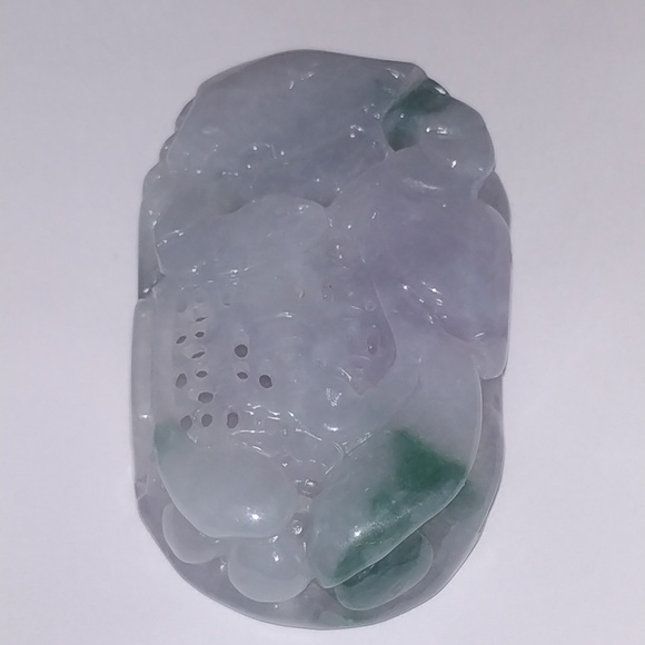 Authentic type A real lucky emerald  jade pendant - Picture 1 of 6